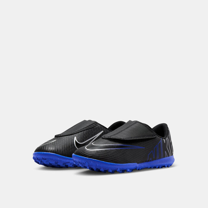 نايكي حذاء كرة القدم ميركوريال فيبور 15 كلوب لملاعب العشب الصناعي للاطفال الصغار أسود image number 1
