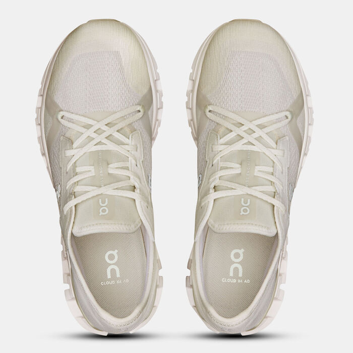 اون حذاء الجري كلاود X 4 AD للنساء أبيض image number 2