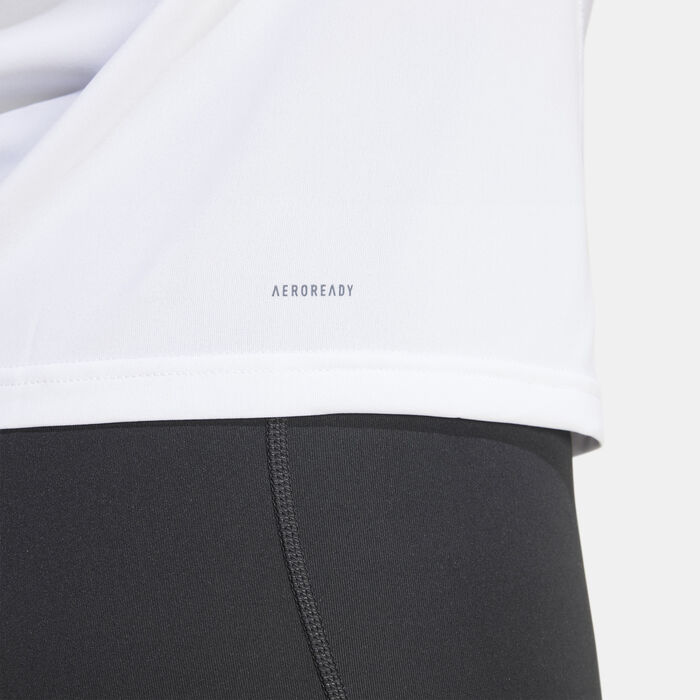 اديداس تيشيرت آيروريدي ديزايند فور ترينينج جرافيك للنساء  وردي image number 3