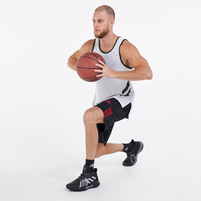 اديداس شورت كرة السلة 3G سبيد ريفيرسبل للرجال أسود image number 2