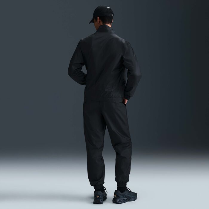 نايكي طقم رياضي كلوب ووفن للرجال أسود image number 4