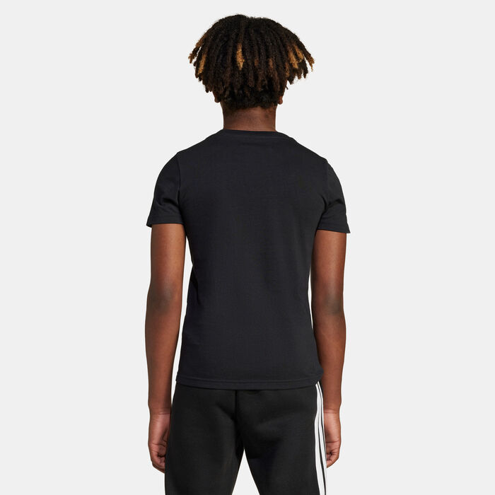 اديداس تيشيرت تيك لوجو جرافيك للأطفال أسود image number 1
