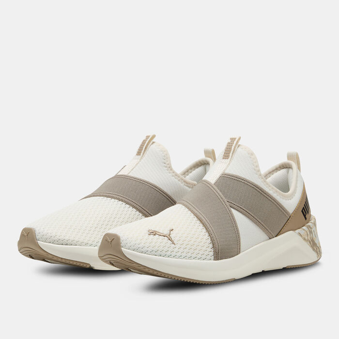 بوما حذاء سوفترايد هارلي ميستيك سليب أون للنساء أبيض image number 1