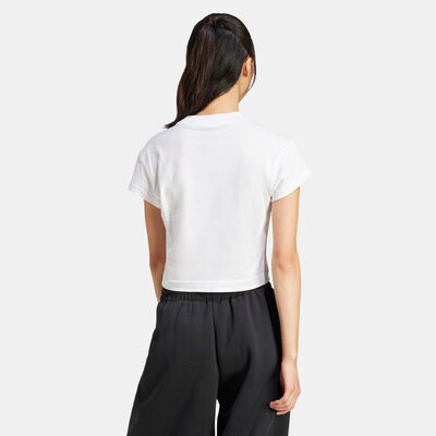 اديداس تيشيرت فيوتشر أيكونز سمول لوجو للنساء أبيض