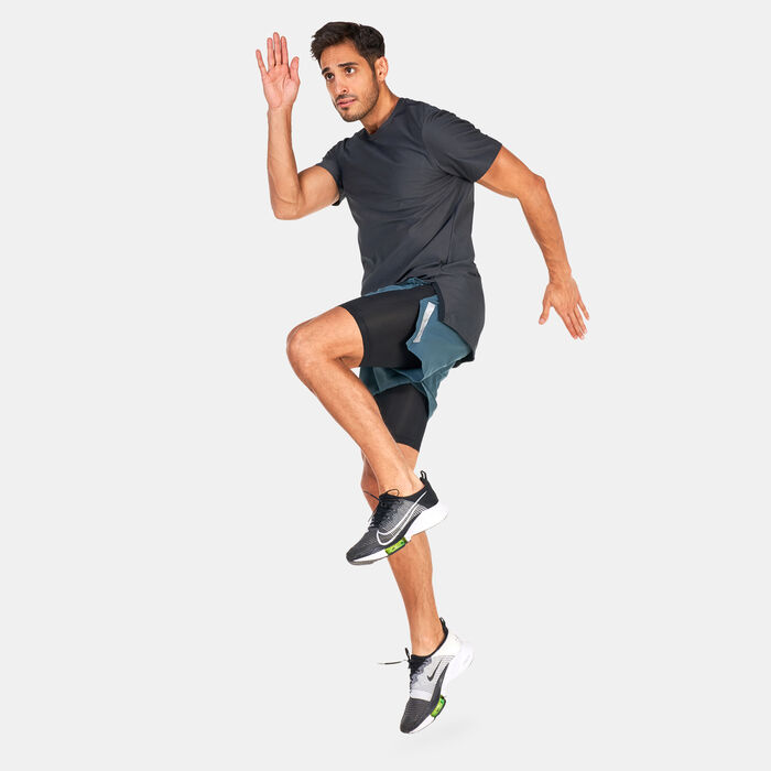 نايكي شورت دراي-فت رن ديفجن سترايد للرجال أخضر image number 2