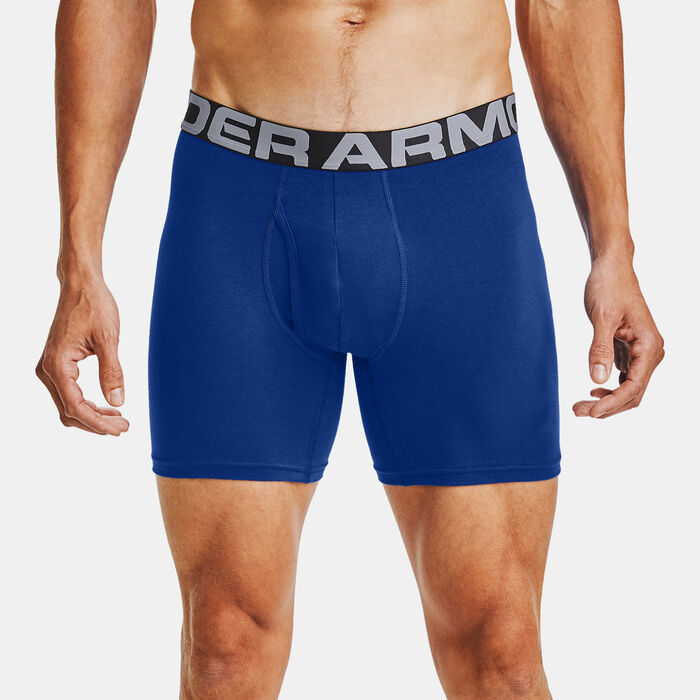 اندر ارمر بوكسر تشارجد قطن بوكسرجوك للرجال (3 قطع) أزرق image number 0
