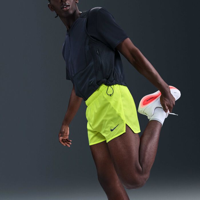 نايكي فاست شورت الجري بريف-لايند دراي-فت للرجال - 3 إنش أخضر image number 4