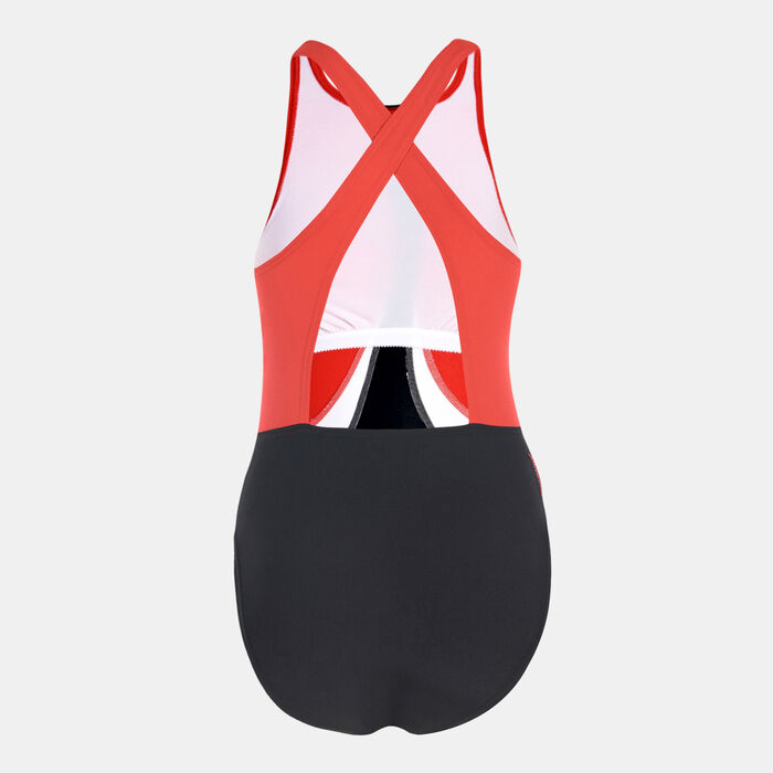 سبيدو بدلة سباحة كلربلوك هاي-نك كروس باك للنساء (قطعة واحدة) متعدد image number 1