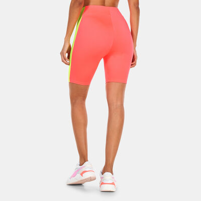 بوما شورت سمر سكويز بلوكينج بايك للنساء أصفر