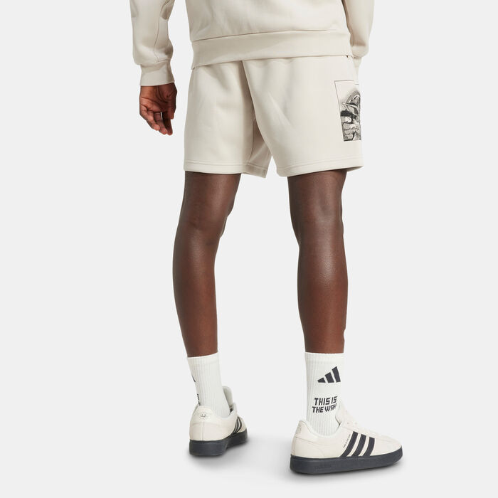 اديداس شورت ستار وورز ذا ماندالوريان للرجال بنى image number 1
