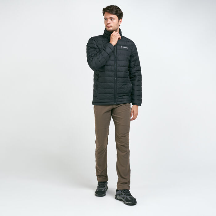 كولومبيا جاكيت باودر لايت للرجال أسود image number 2