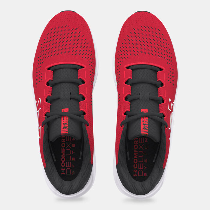 اندر ارمر حذاء الجري تشارجد بيرسوت 3 بيج لوجو للنساء أحمر image number 4