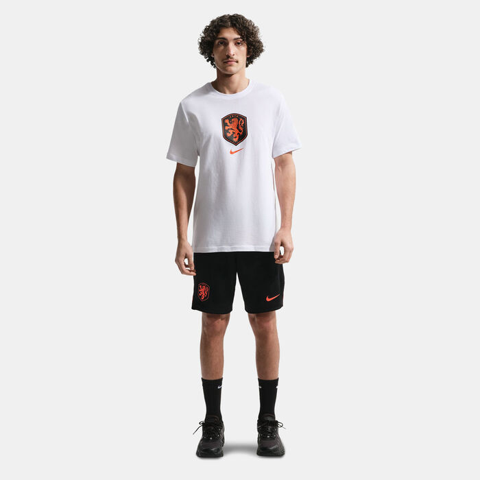 نايكي تيشيرت كرة القدم هولندا جرافيك للرجال أبيض image number 2