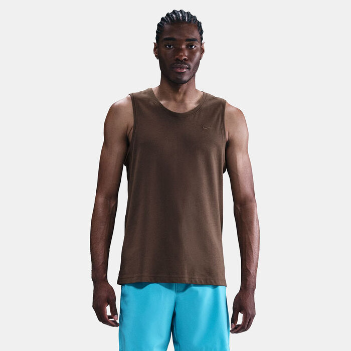 نايكي قميص بلا أكمام دراي فت برايمري للرجال بنى image number 0