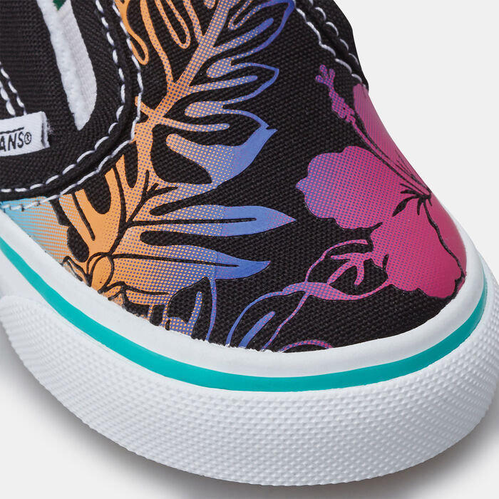 فانس حذاء ×كرايولا كلاسيك سليب-اون فلكيرو للاطفال الرضع (للأولاد والبنات) أسود image number 4