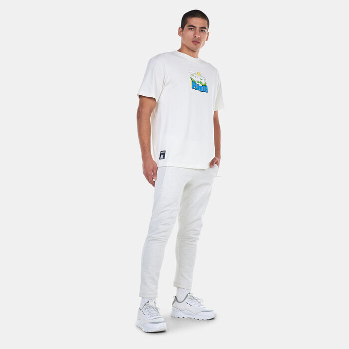 بوما تيشيرت &times; ريب ن ديب جرافيك للرجال بيج image number 2