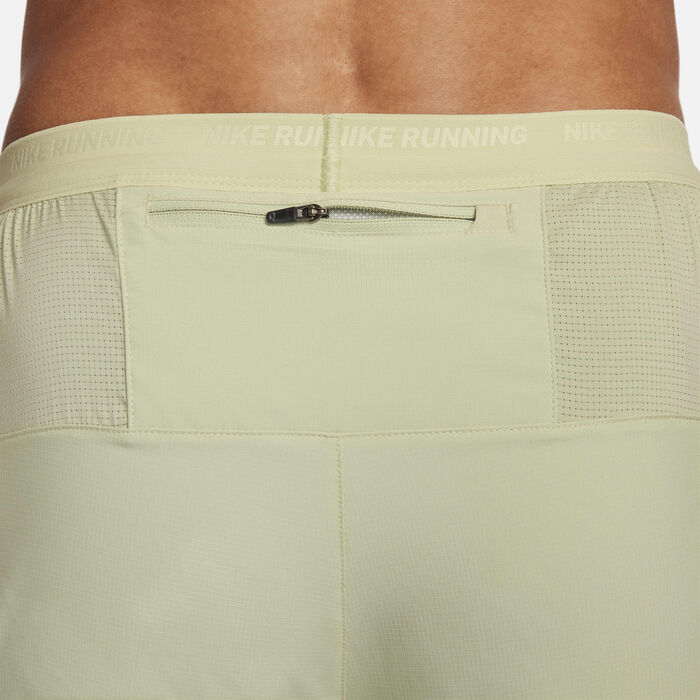 نايكي شورت دراي-فت سترايد 5-إنش 2 في 1 للرجال أخضر image number 5