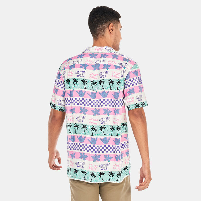 فانس قميص سترينجر ثينجس كاليفورنيا سترايب للرجال وردي image number 1