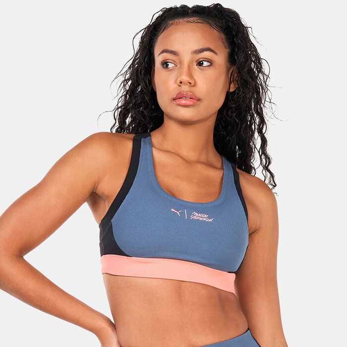 بوما صدرية رياضية ماجي ستيفنسون لو امباكت للنساء رمادي image number 0