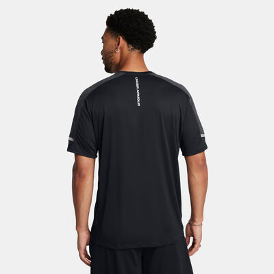 اندر ارمر تيشيرت تمرين تيك متعدد الاستخدامات للرجال أسود