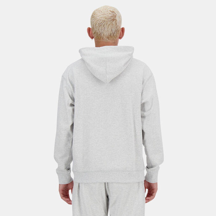 نيو بالانس هودي أثليتكس من قماش فرينش تيري للرجال رمادي image number 1