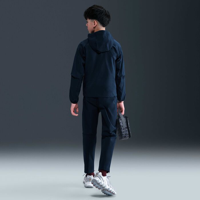 نايكي جاكيت تك وفن بسحاب كامل للأطفال أزرق image number 4