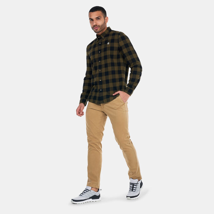 تمبرلاند قميص ماسكوما ريفر سولوسيل سليم للرجال أخضر image number 2