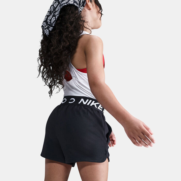 نايكي شورت برو فليس دراي-فت للأطفال أسود image number 4