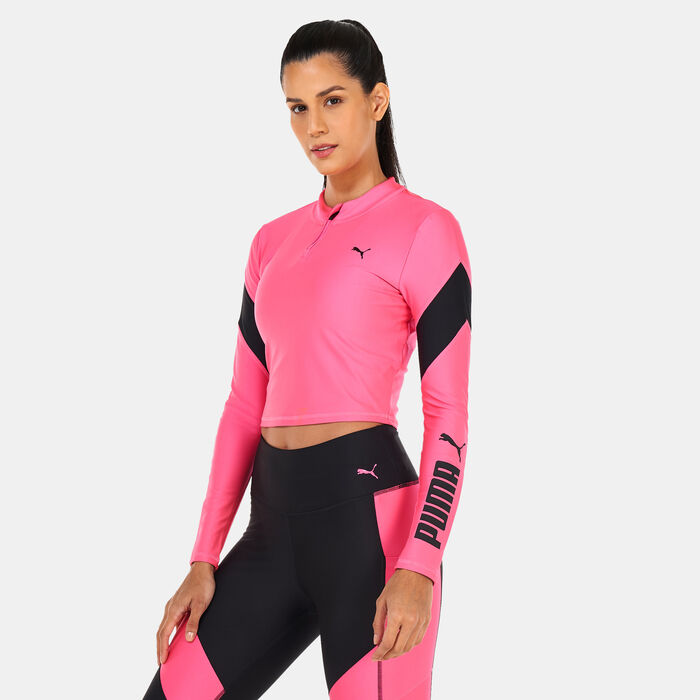 بوما تيشيرت فت EVERSCULPT كروب للنساء وردي image number 0