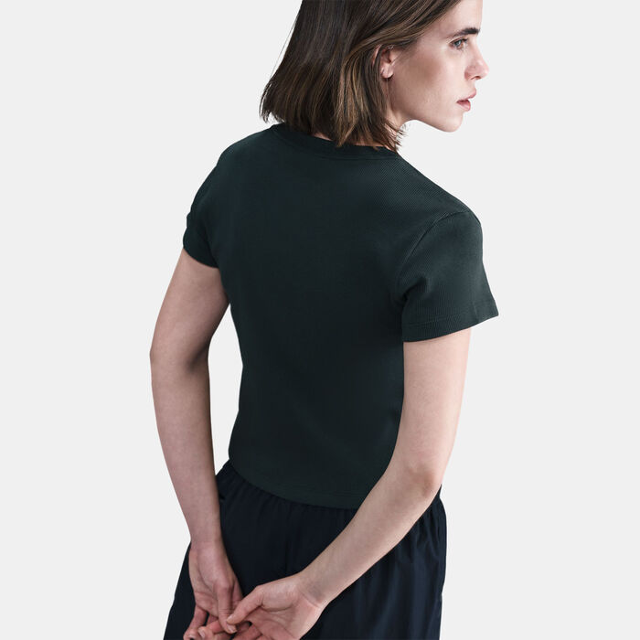 نايكي تيشيرت سبورتسوير ريبد للنساء أخضر image number 5