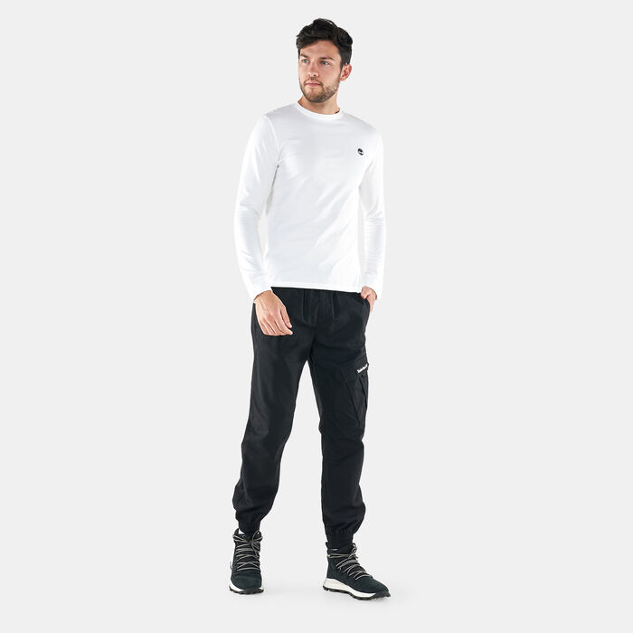 تمبرلاند تيشيرت دونستان ريفر بأكمام طويلة للرجال أبيض image number 2