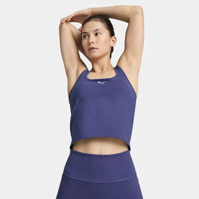 بوما تيشيرت تانك CLOUDSPUN مش 2 في 1 للنساء بنفسجي