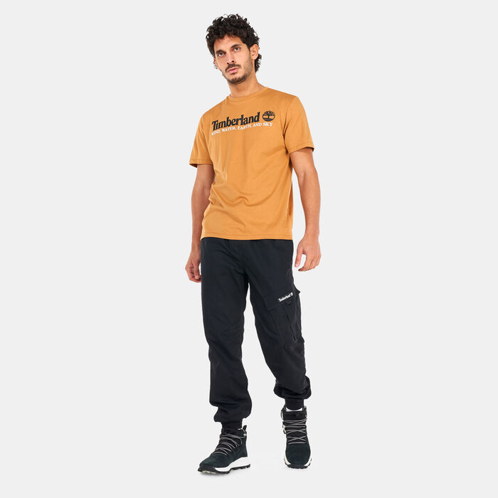 تمبرلاند تيشيرت ويند، ووتر، ايرث اند سكاي للرجال أصفر image number 2