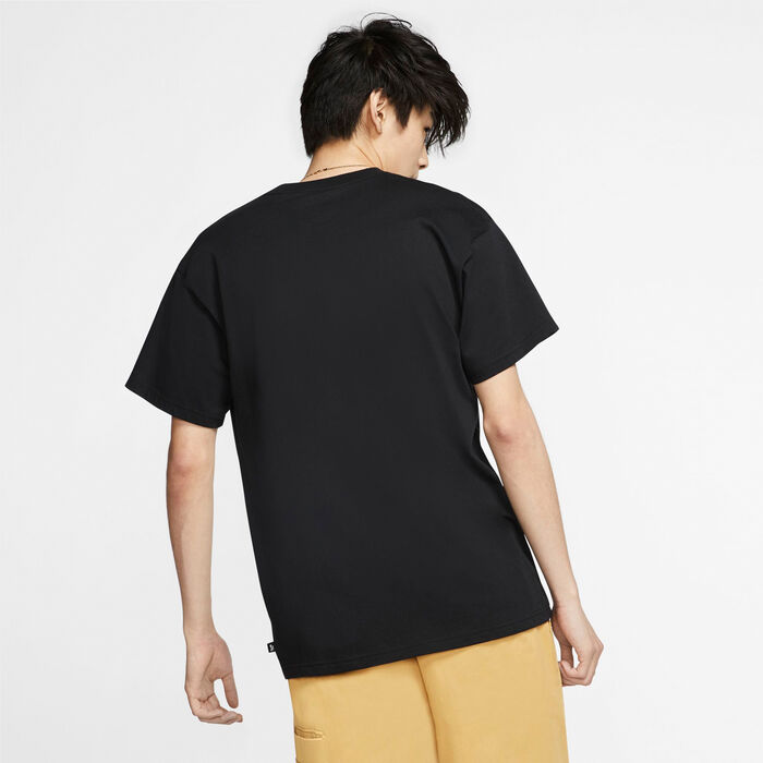 نايكي تيشيرت إس بي سكيت لوجو للرجال أسود image number 3