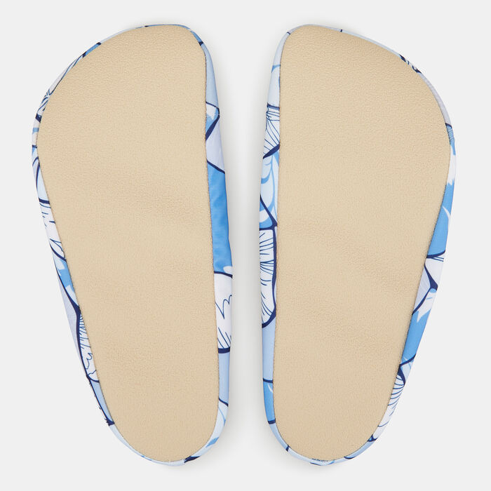 كويغا حذاء الشاطئ و حمام السباحة اول اوفر برينت للنساء أزرق image number 1