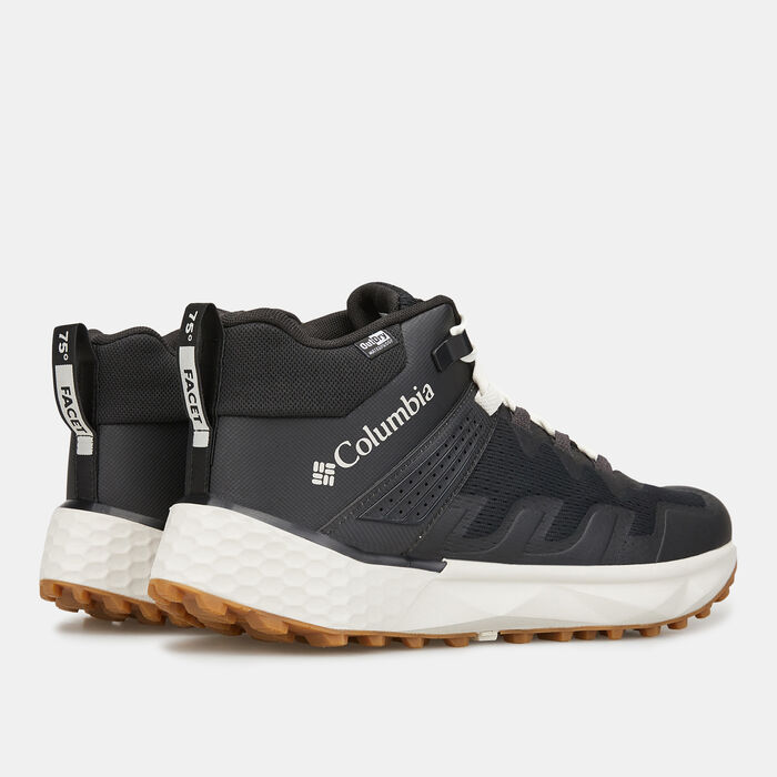 كولومبيا حذاء التسلق فايست™ اوتدراي™ ميد وتربروف للرجال أسود image number 2