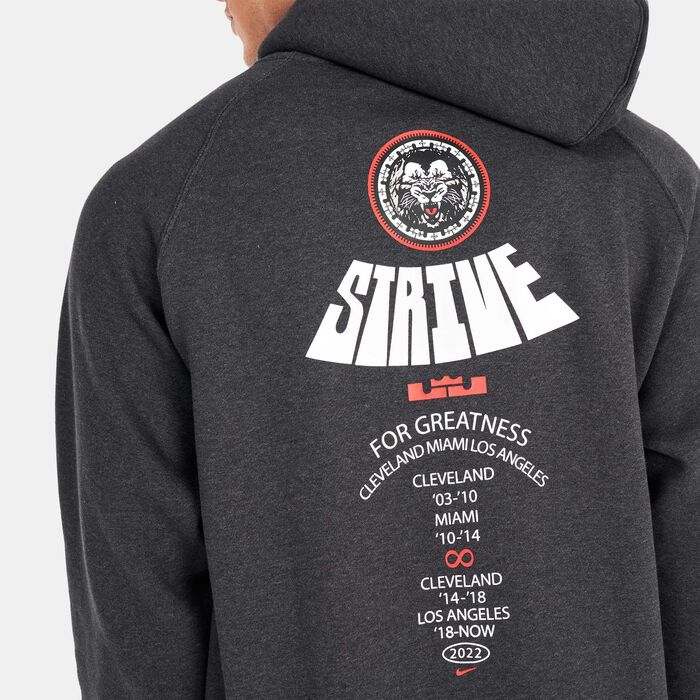 نايكي هودي بلوفر ليبرون جيمز للرجال أسود image number 3