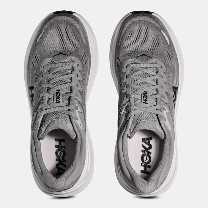 هوكا Men's Bondi 9 Running Shoes رمادي image number 3