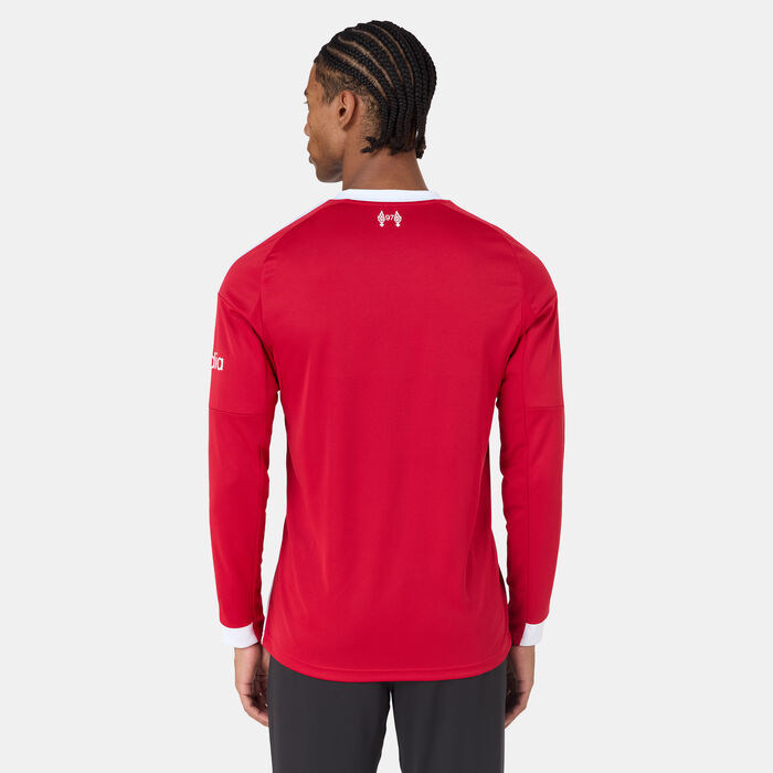 اديداس تيشيرت كرة القدم لفريق ليفربول 25/26 هوم ريبليكا للرجال أحمر image number 1