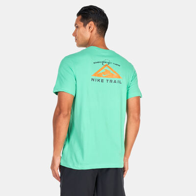 نايكي تيشيرت دراي-فت تريل برينت للرجال أخضر