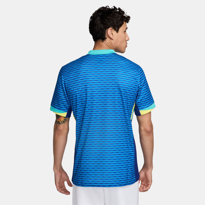 نايكي تيشيرت كرة القدم لمنتخب البرازيل دراي فت ADV اويه للرجال - 2024 أزرق image number 1
