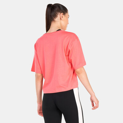 بوما تيشيرت سمر سبلاش جرافيك للنساء وردي