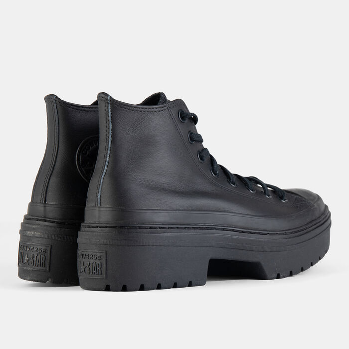 كونفرس حذاء تشاك تايلور أول ستار لاجد هيل بلاتفورم للجنسين أسود image number 2