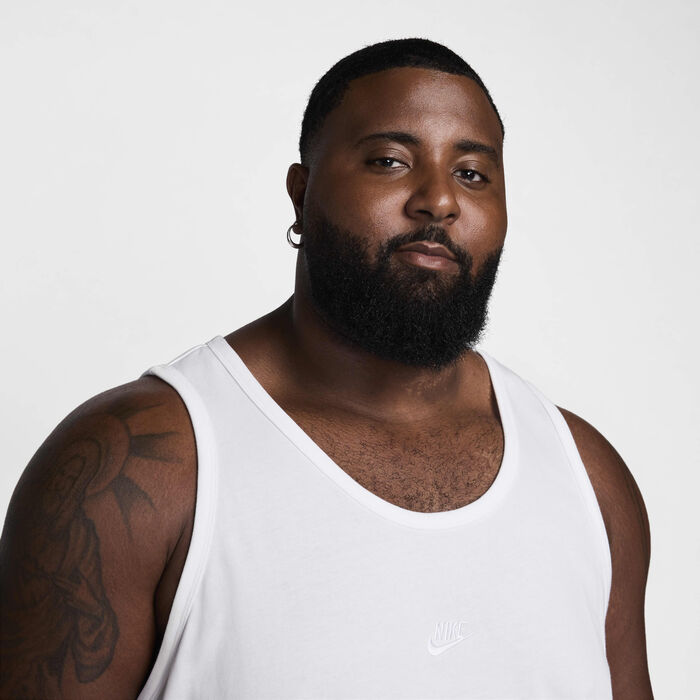 نايكي سبورتسوير بريميوم ايسنشالز تيشيرت بلا أكمام للرجال أبيض image number 7