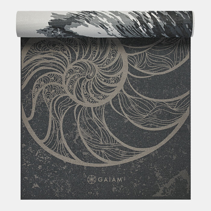 جيام حصيرة اليوغا ريفيرسيبل سبيرال موشن (6 مم) بنى image number 5