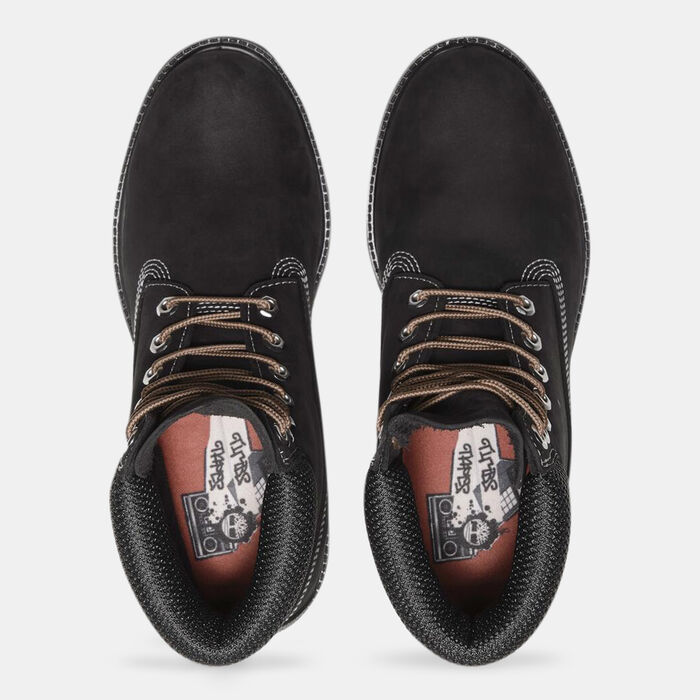 تمبرلاند بوت بريميوم ووتربروف للرجال أسود image number 4