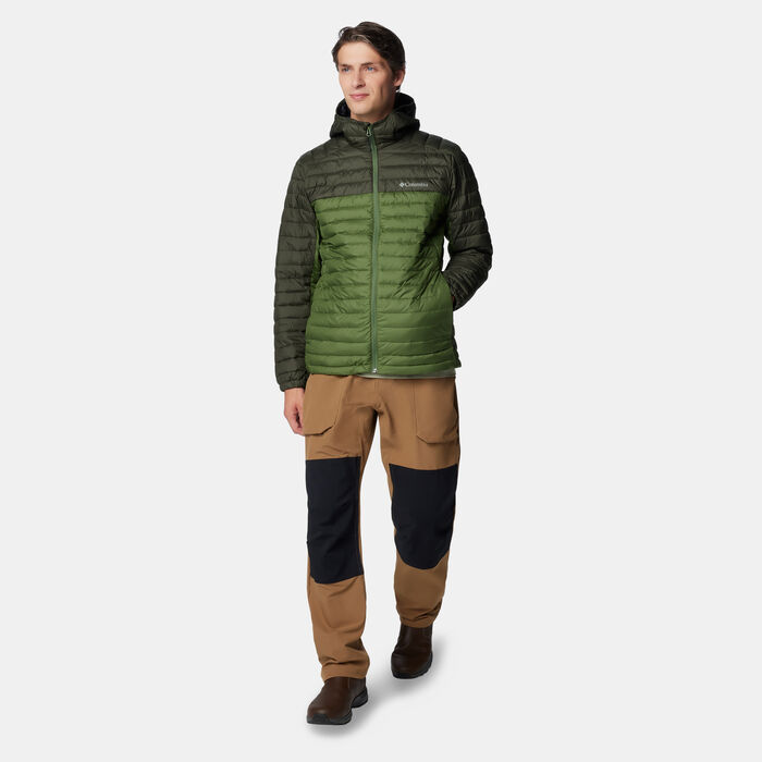 كولومبيا جاكيت سيلفر فولز II هوديد للرجال أخضر image number 2
