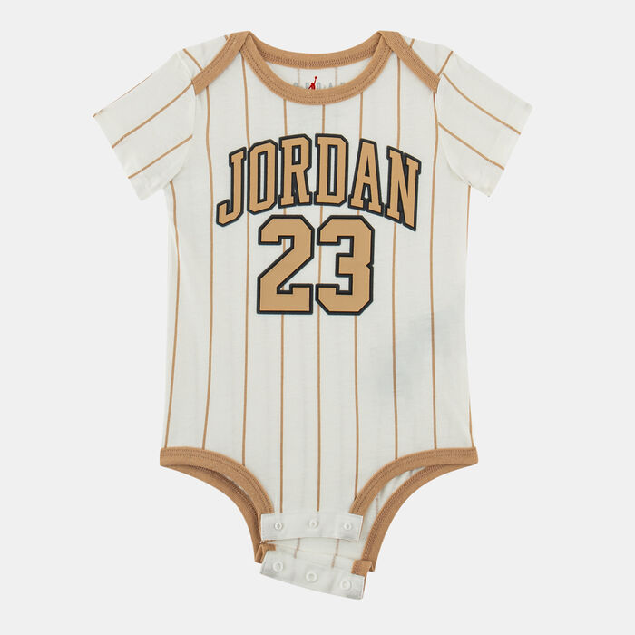 نايكي طقم بدلة رياضية وبودي سوت 23 للأطفال (3 قطع) بنى image number 1