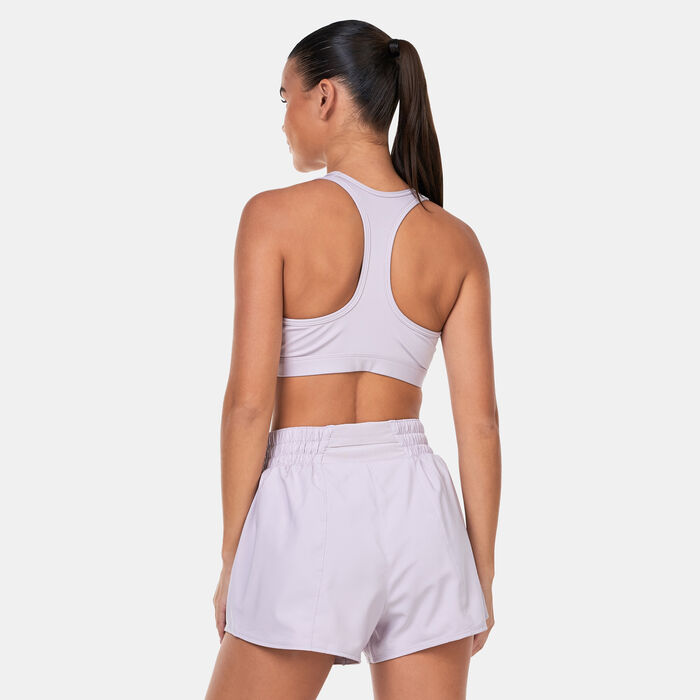 نايكي صدرية رياضية دراي-فت سووش بدعم متوسط للنساء رمادي image number 1