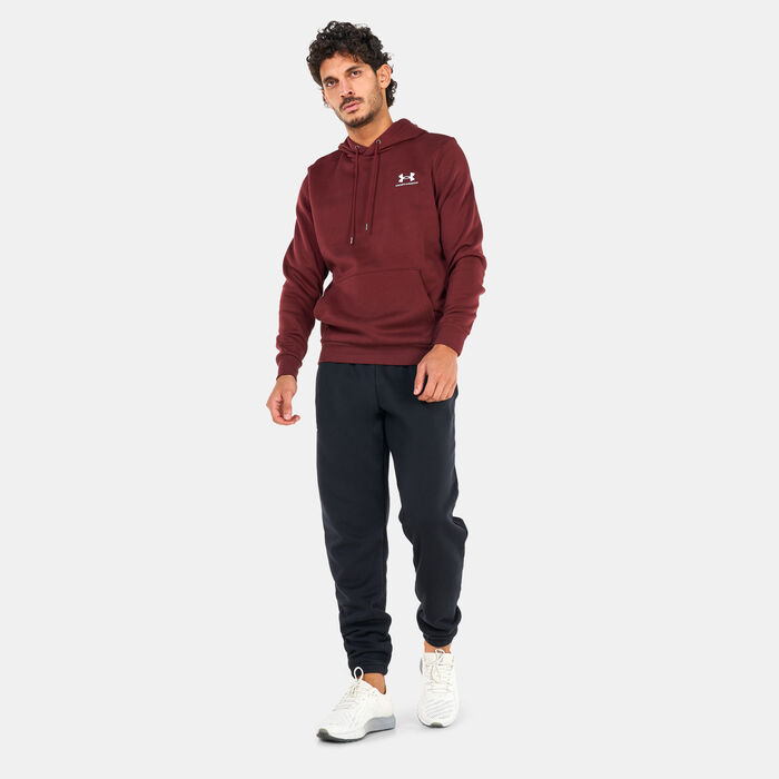 اندر ارمر بنطال UA ايسنشال فليس للرجال أسود image number 2